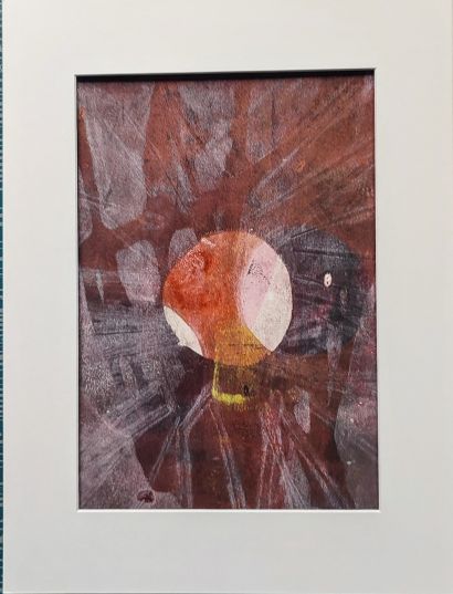 Three moons - a Paint Artowrk by Ewa Witkowska
